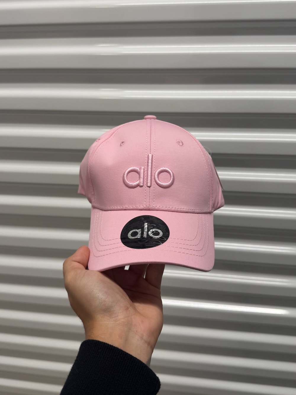 ALO Yoga Pink Logo Baseball Cap